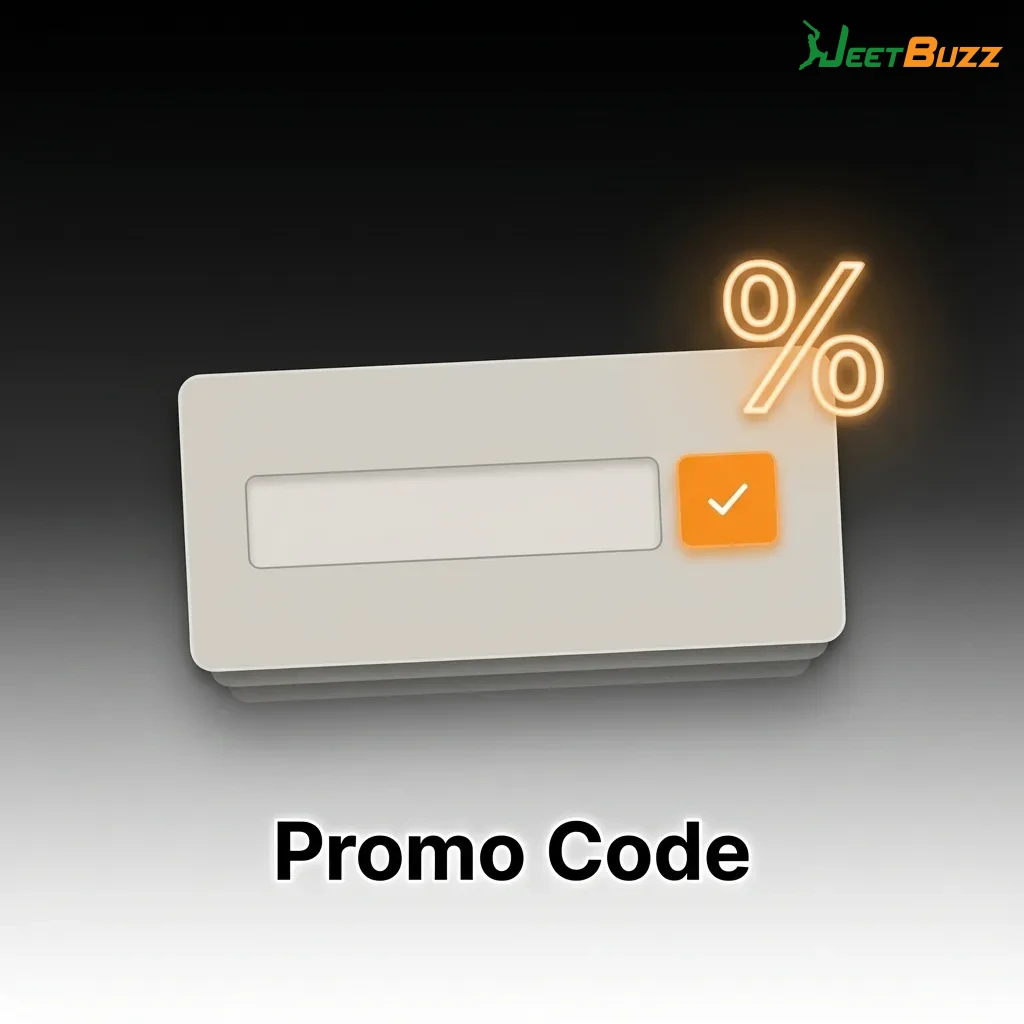 Jeetbuzz Bangladesh promo codes table showing JEET100, SPIN50, and SPORTS20 offers with bonuses and expiration dates