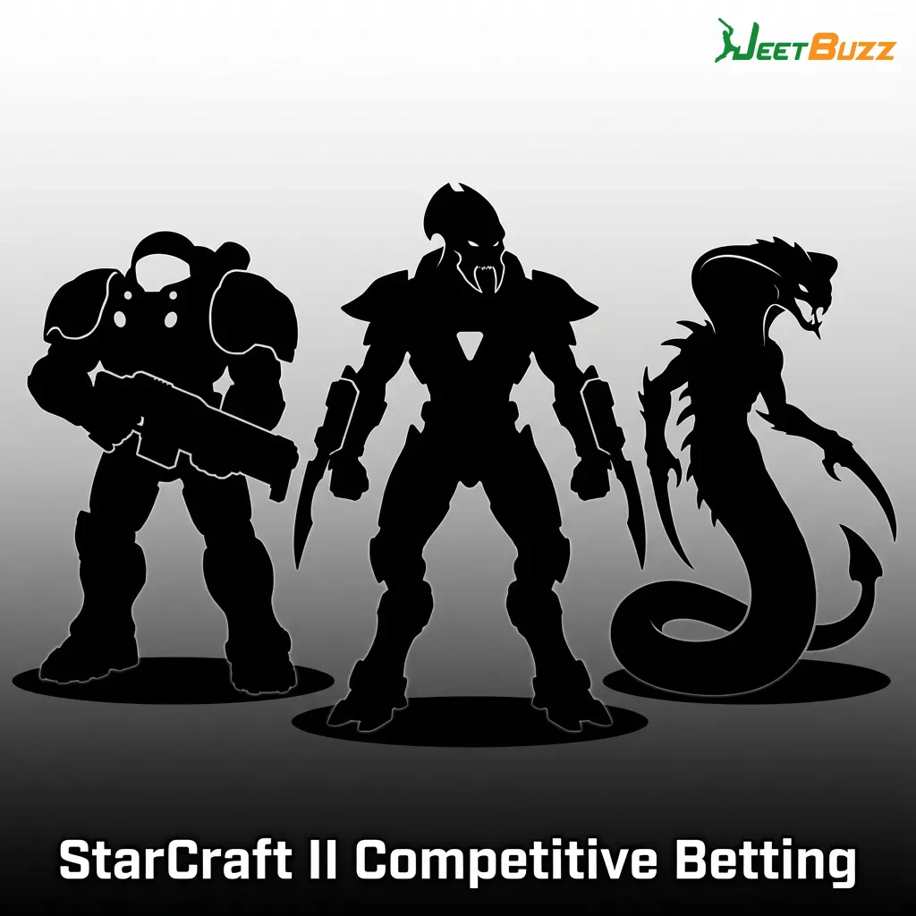 StarCraft II esports betting interface showing match odds, tournament brackets, and competitive gaming wagering options — Jeetbuzz in Bangladesh