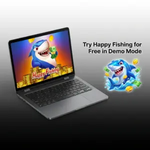 Players testing Happy Fishing demo mode with virtual credits to practice aiming and explore game features risk-free — Jeetbuzz in Bangladesh
