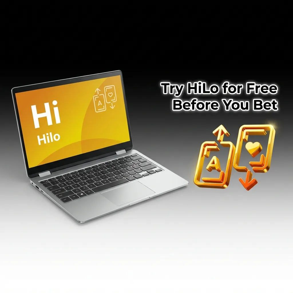 Players testing HiLo card game in free demo mode with virtual credits and live statistics on screen — Jeetbuzz in Bangladesh