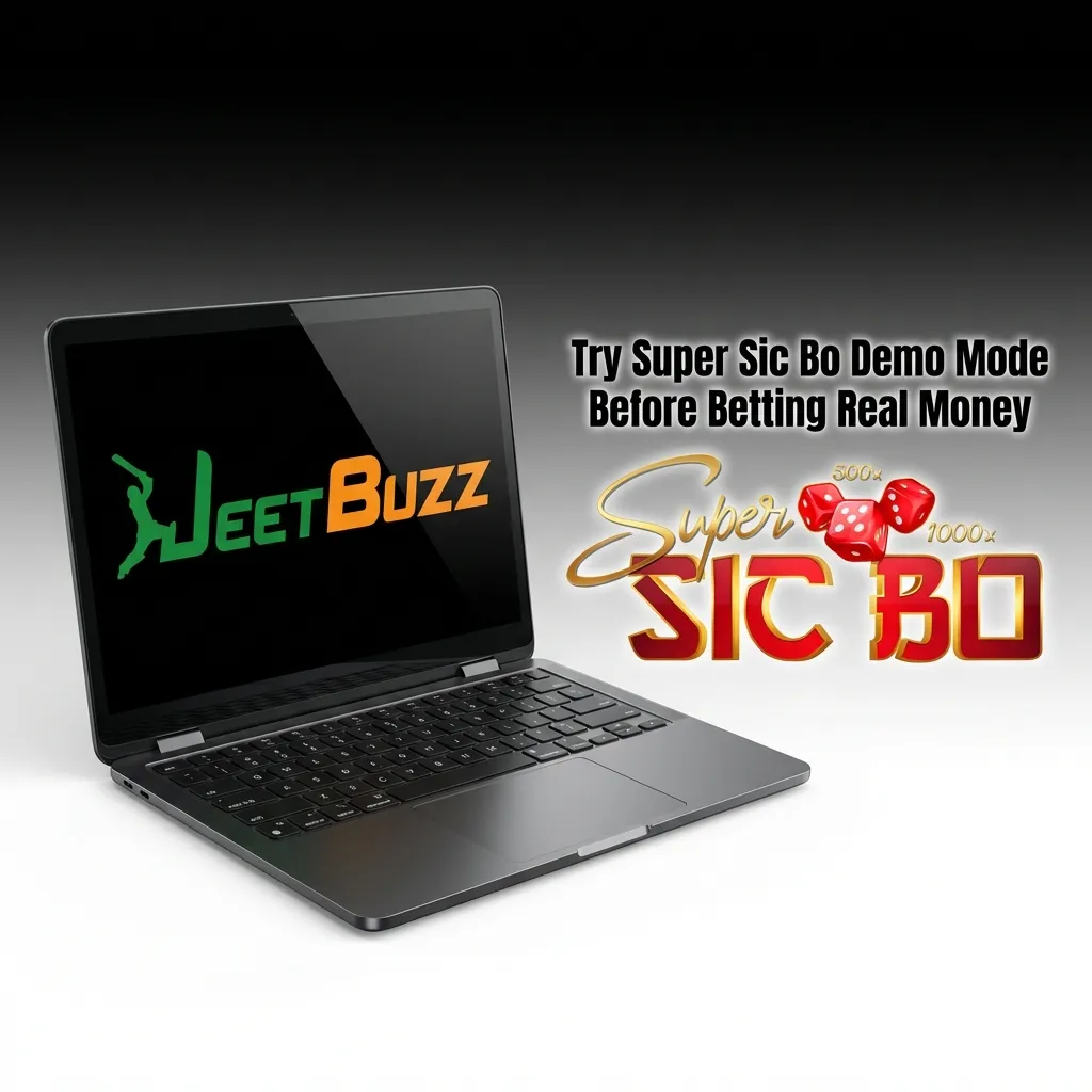 Player testing Super Sic Bo demo mode with virtual credits on digital casino interface — Jeetbuzz in Bangladesh