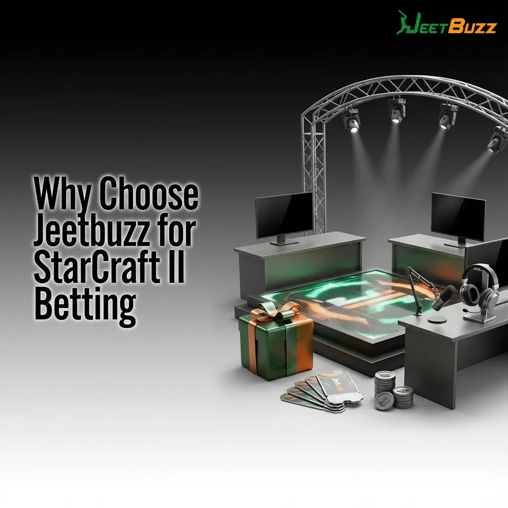 Jeetbuzz platform interface showing StarCraft II betting options with local Bangladesh payment methods and competitive odds